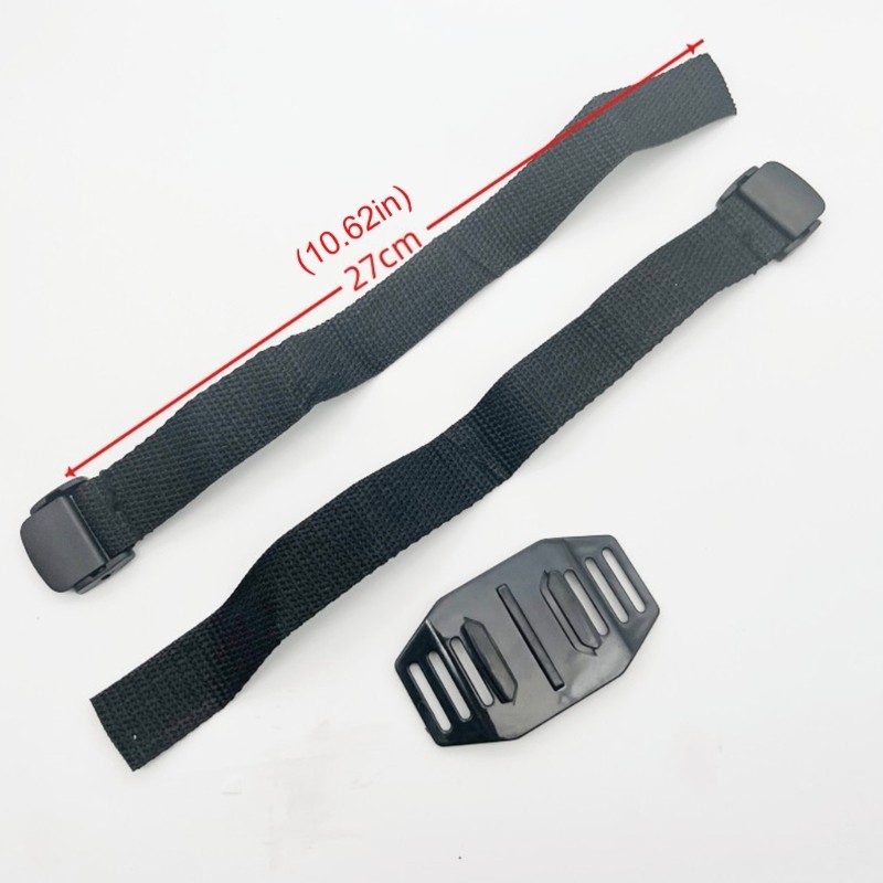 Universal Helmet Strap Mount Holder For Action Cameras Adjustable And Durability