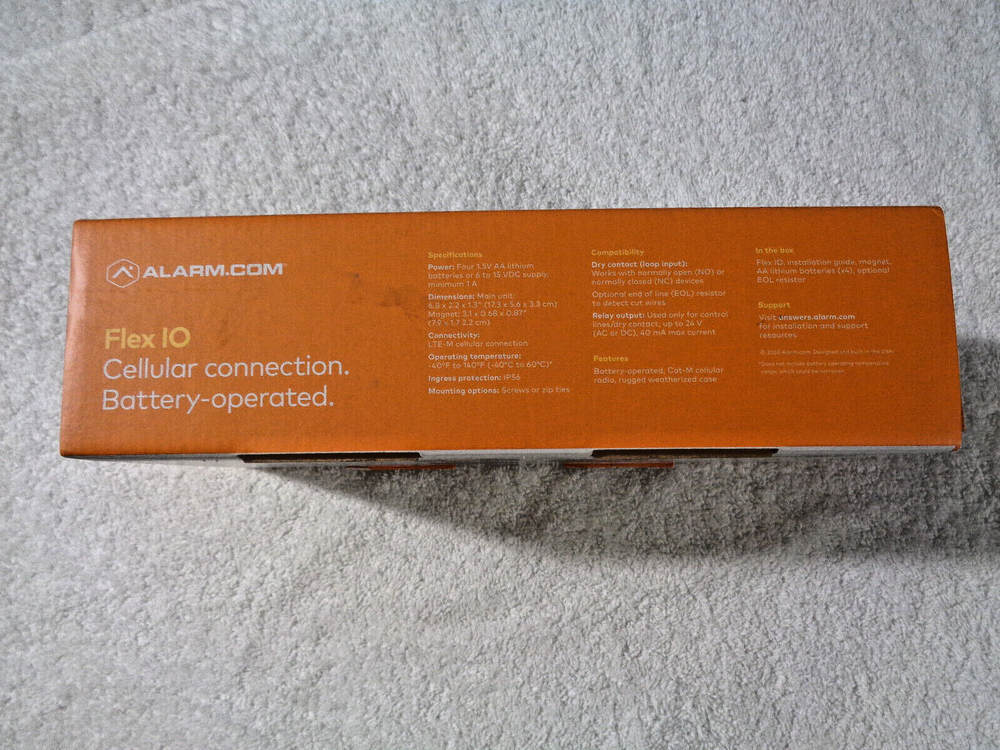 Alarm.com Remote Security Alarm W/ Cellular Connection - Protect Your Stuff