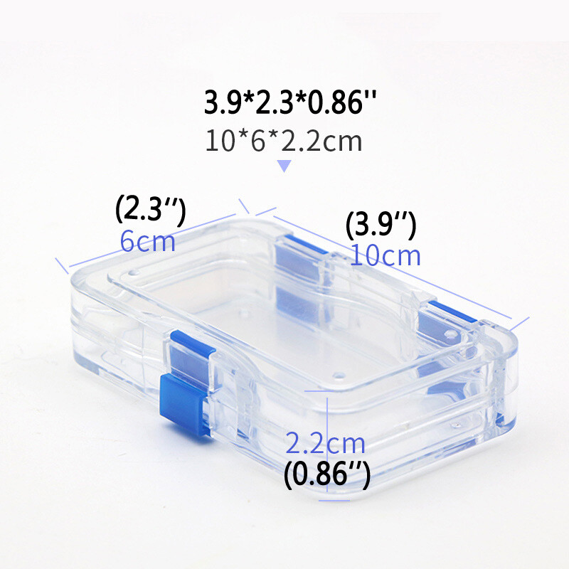 Denture Box Inlay Fragile Hinged Display Membrane Case 6 Pack For False Teeth