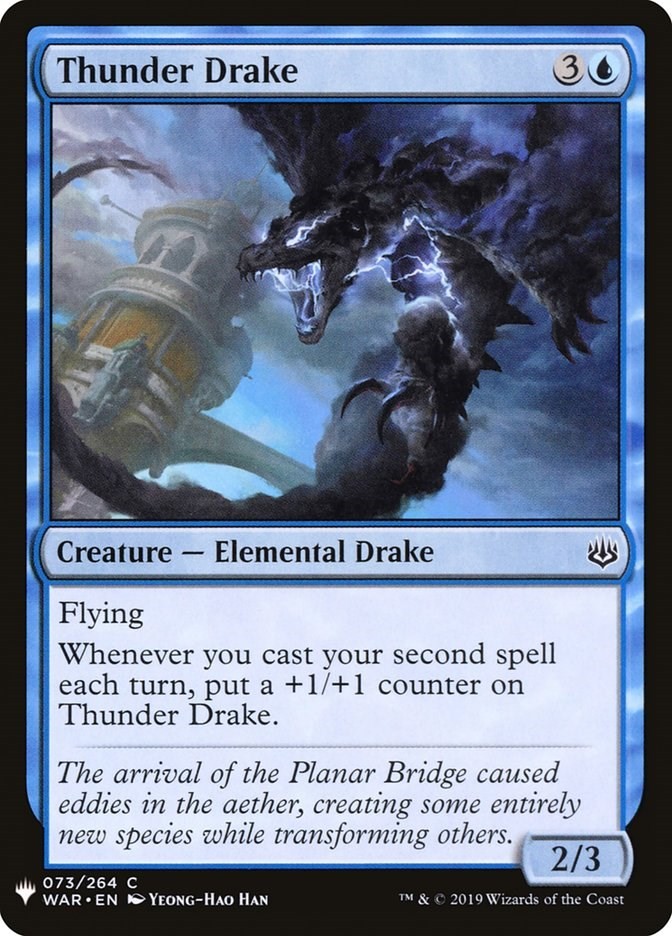 Thunder Drake The List Reprints 73 MTG LP
