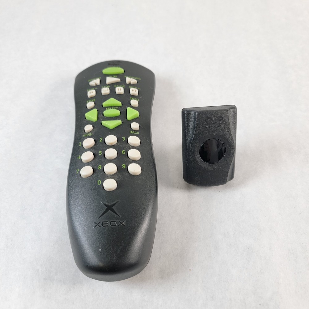 Microsoft Original Xbox DVD Movie Playback Remote Control + receiver Untested