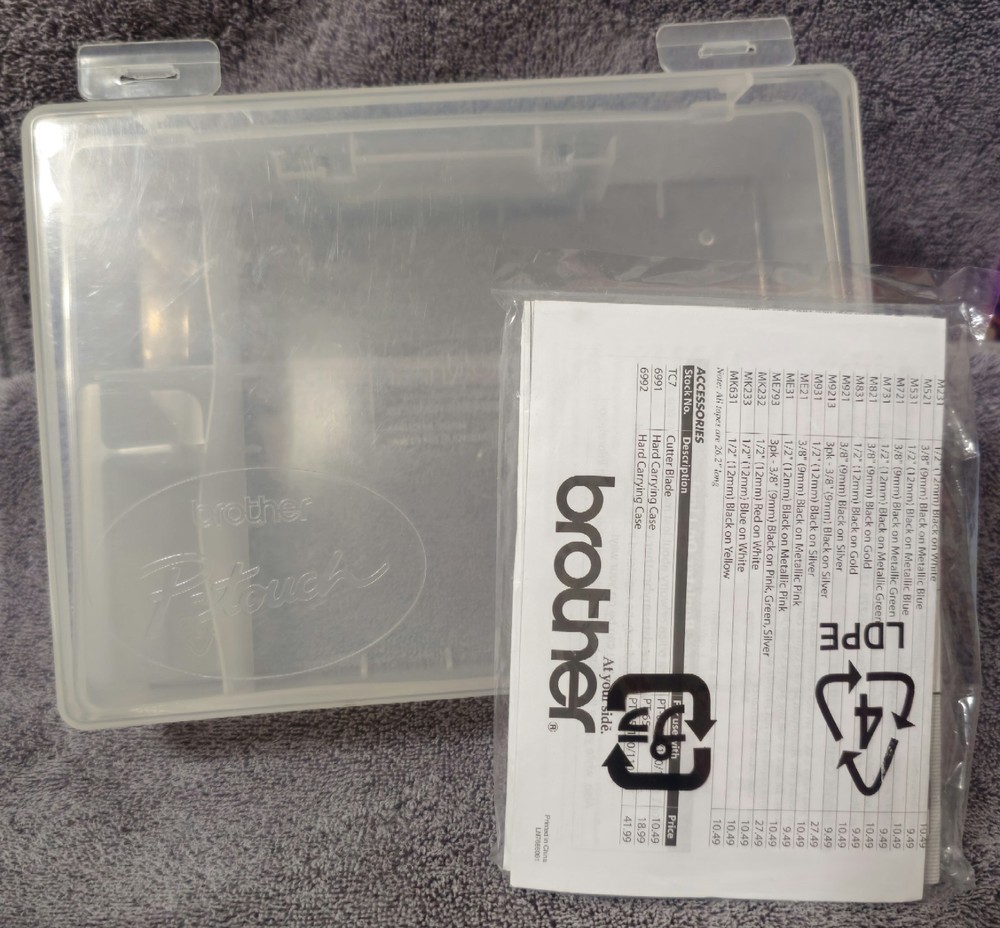 Brother P-Touch PT-70 Handheld Label Maker OPEN BOX With Instructions