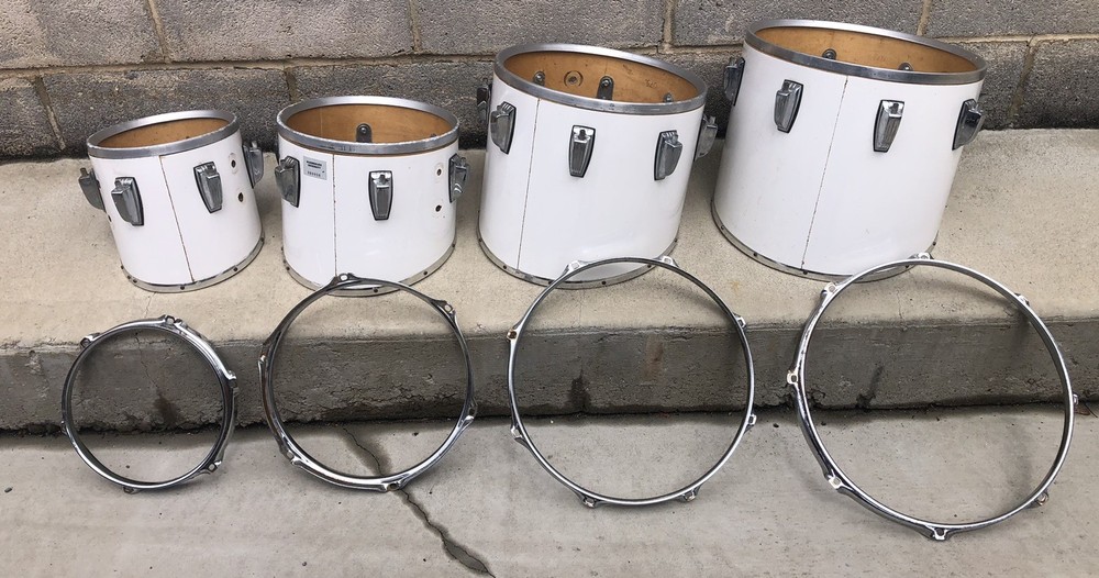 Ludwig Classic Maple Quad Marching Drum Set Vintage