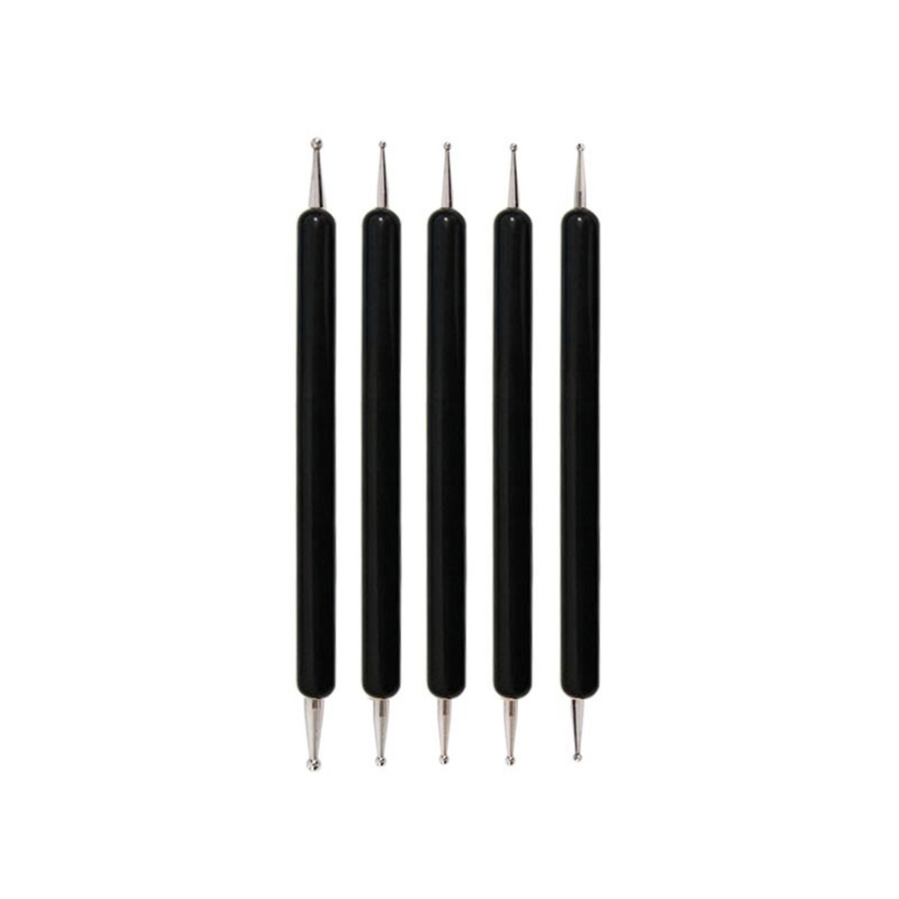 5pcs Double Ended Dotting Tools Set Pattern Tracing Ball Stylus Pen For Mandala