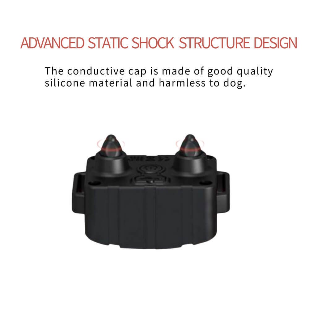 Remote Control Dog Training Collar Waterproof Electric Shock Red