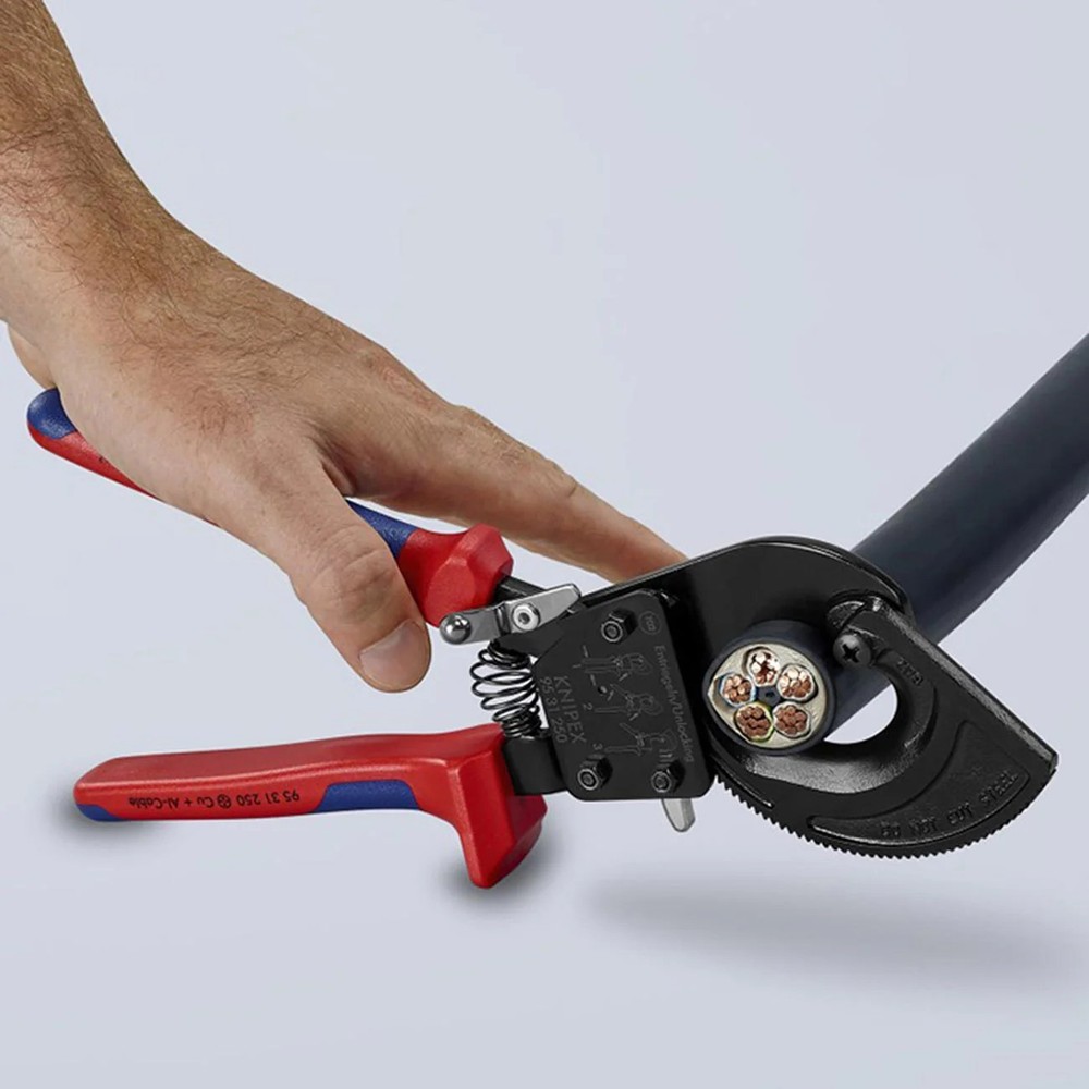 Knipex Ratcheting Cable Cutters (10")
