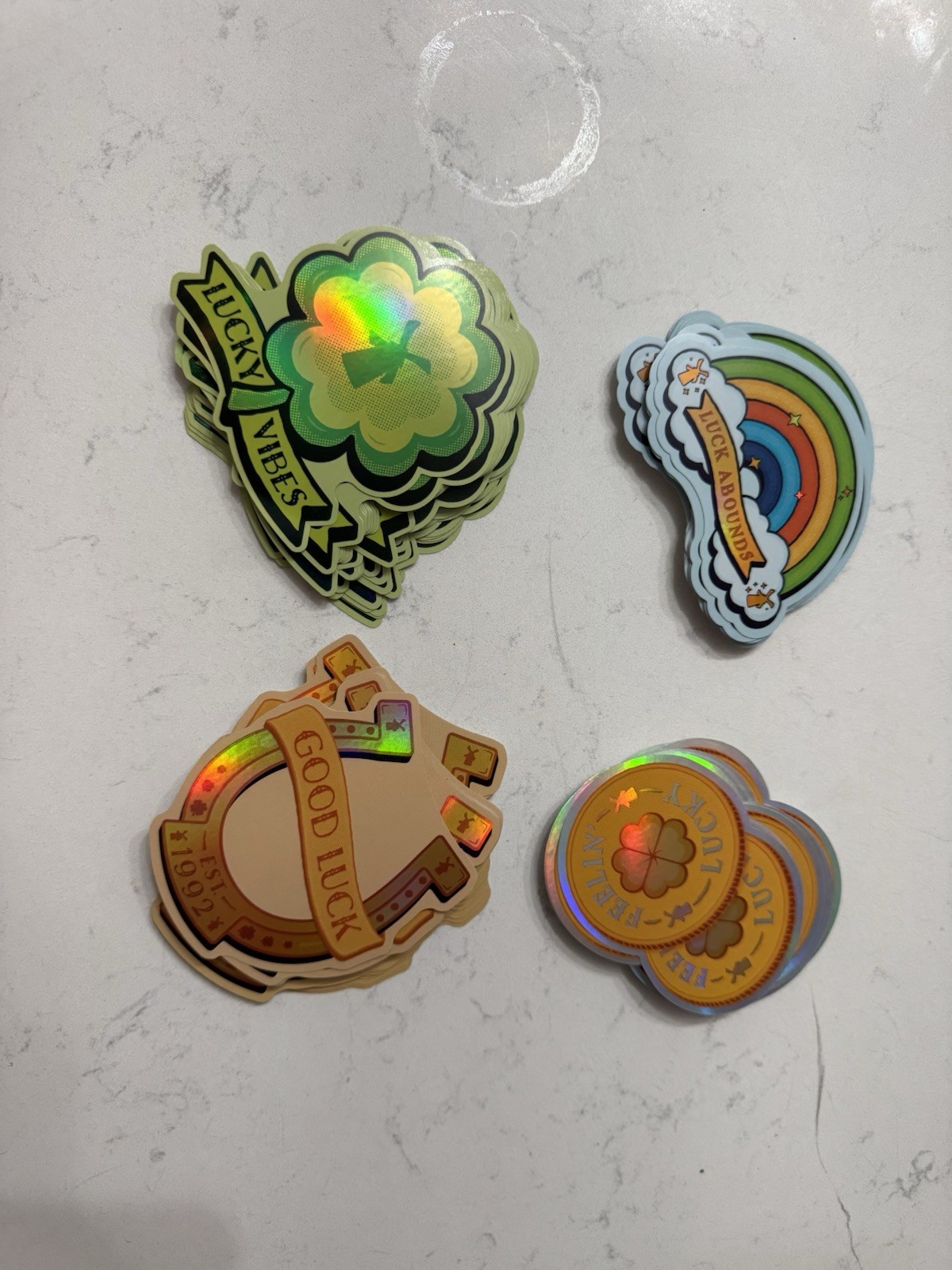 Dutch Bros Sticker Drop Mar 17,2025 St.Patrick's Day(Stickers Sold Individually)