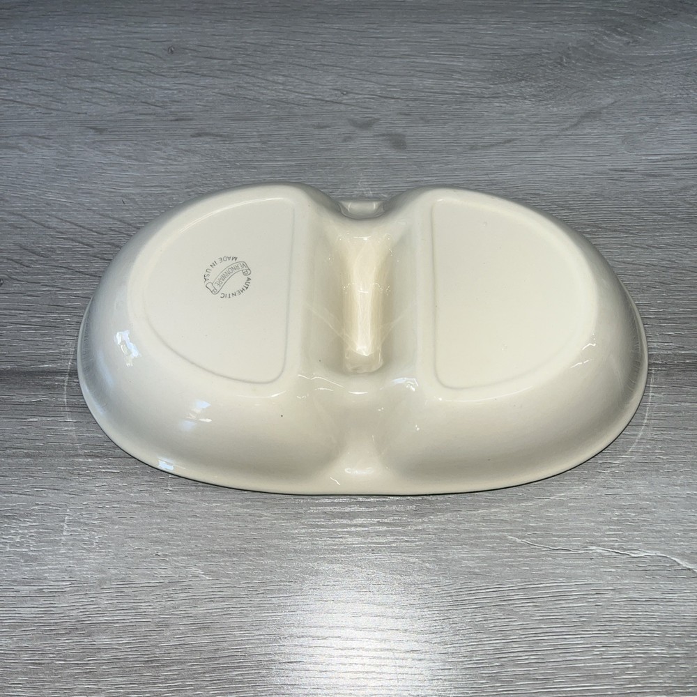 Vernonware Homespun Divided Serving Dish 11 1/2" HAC7