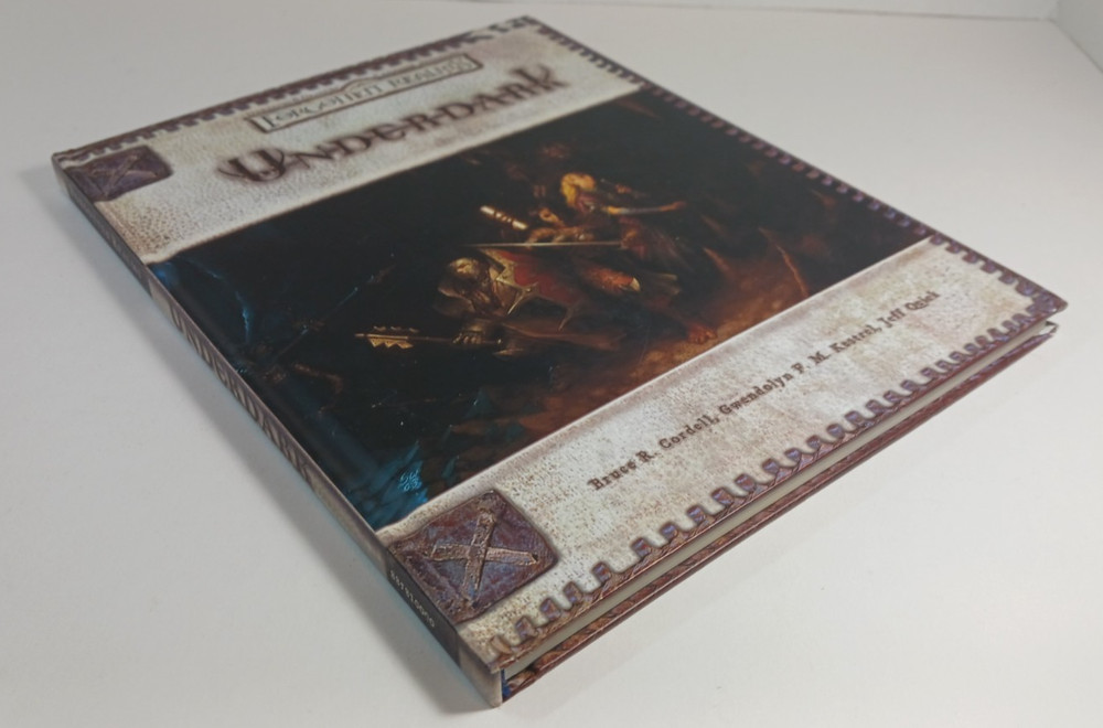Forgotten Realms UNDERDARK Dungeons & Dragons Campaign Accessory HC EUC 2003