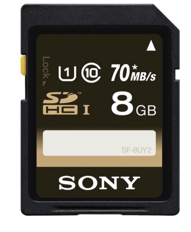 Sony 8GB SDHC UHS-I  Memory Card