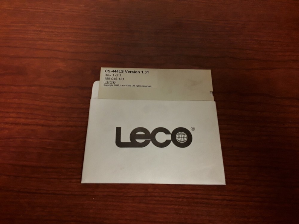 LECO CS-444LS Version 1.31, 159-045-131