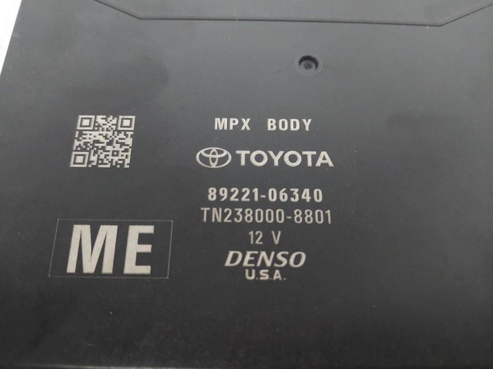 2018 Toyota Camry Le 2.5L Multi Plex Network Computer Module Unit 82730-06A80