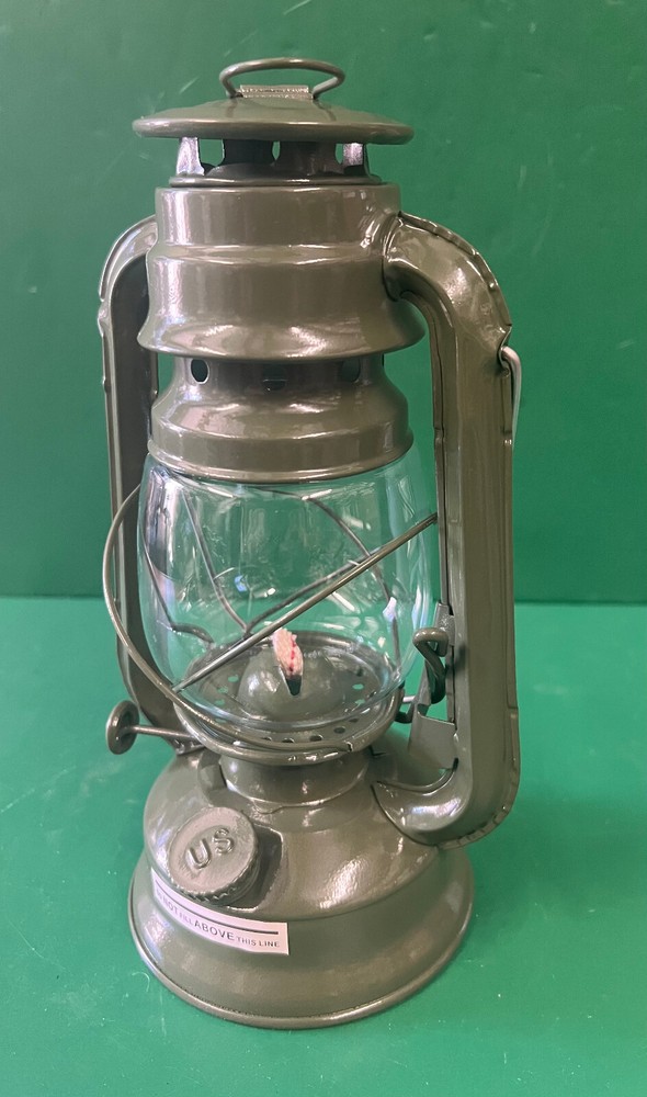 GERMAN OD COLORED FIELD LANTERN