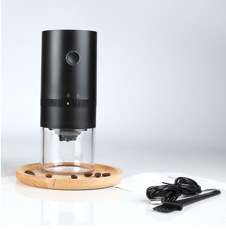 New Portable Ceramic Electric Coffee Grinder with TYPE-C USB Charge
