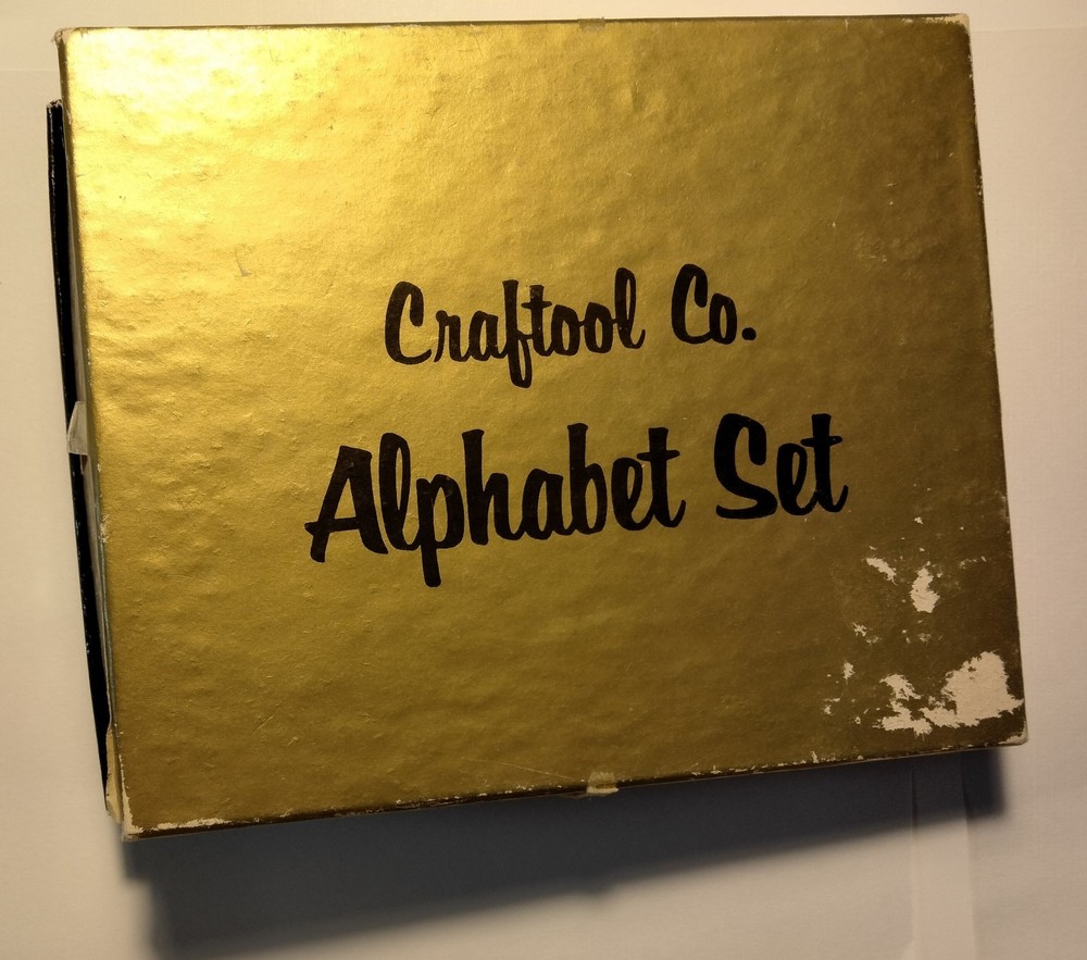 Crafttool 8130 1/2 inch alphabet