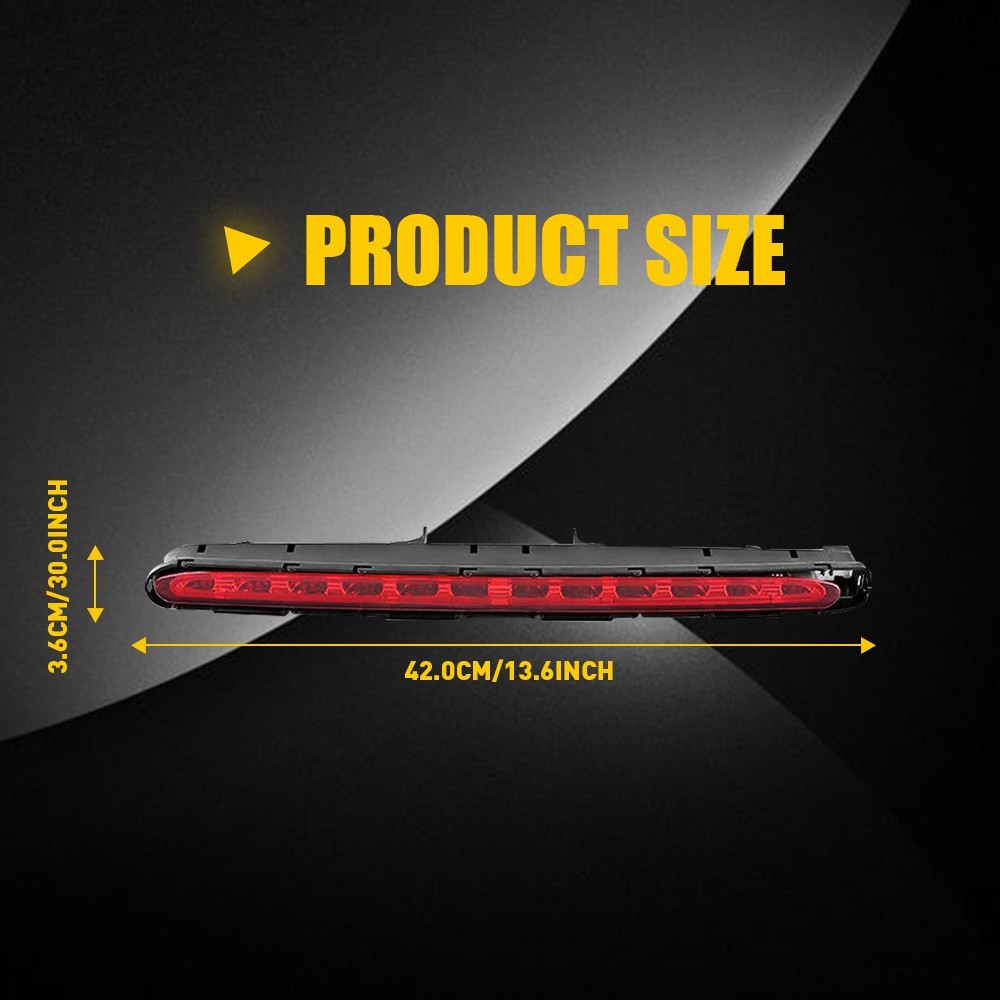 Trunk Third Brake 3rd Stop Light For 2003-2009 Mercedes W211 E300 E320 E350 E500