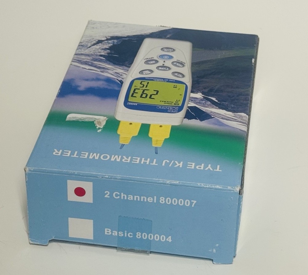 Sper Scientific Type K/J Thermometer (800007) - New