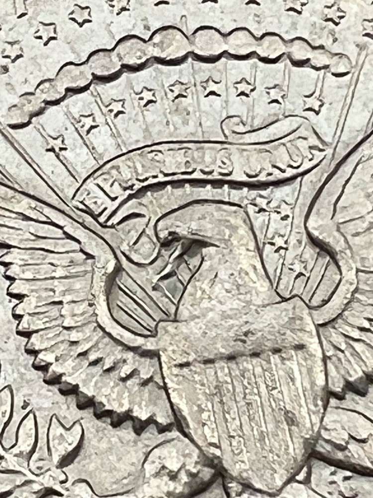 RARE 1972 Kennedy Half Dollar - No Mint Mark, Multi Errors
