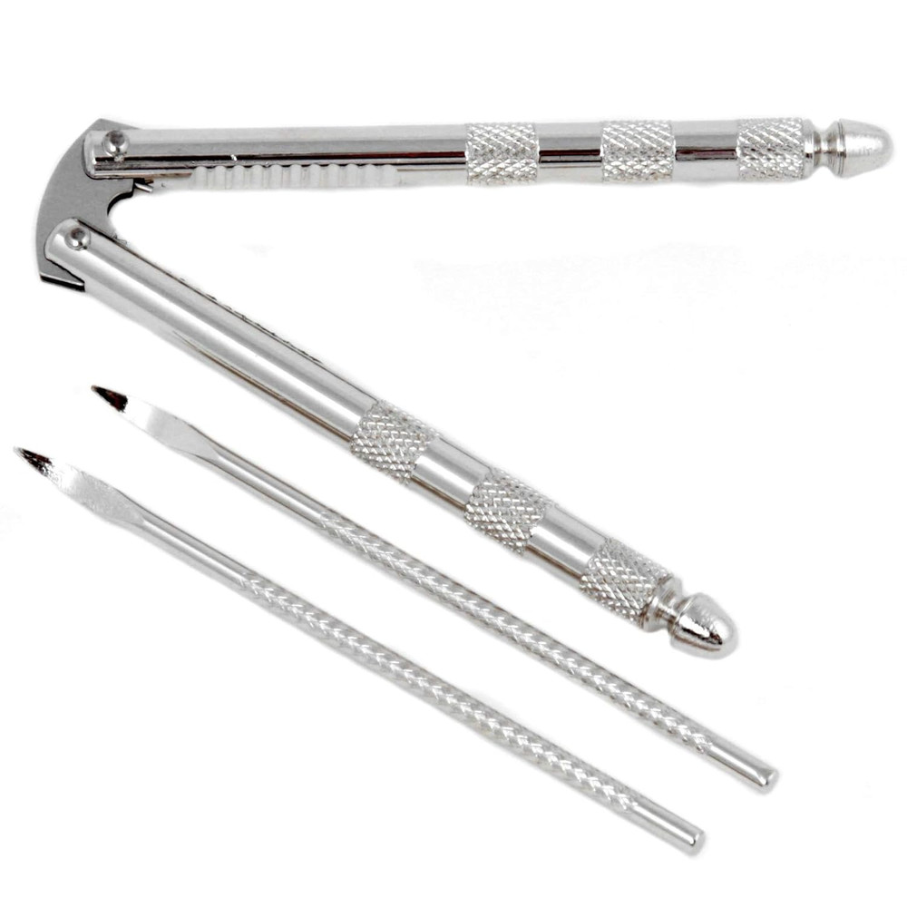 Classic Nut Cracker with Picks, 6.75 Inch, Stainless Steel