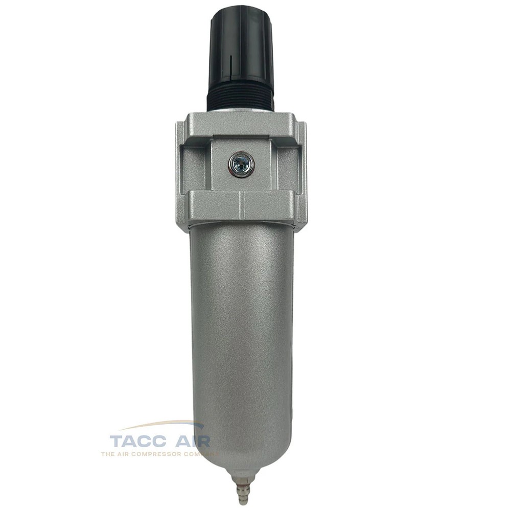 1/2" Compressed Air In Line Compressor Filter & Regulator Combo Piggyback System
