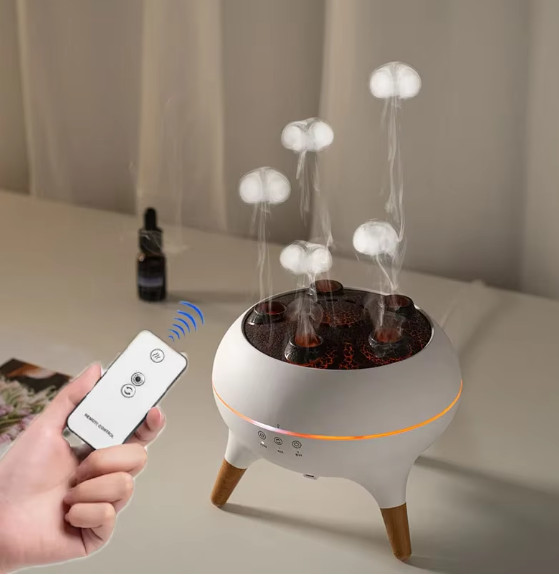 Dynamic Jellyfish Air Humidifier 250ml Essential Oil Diffuser Remote Control Bed