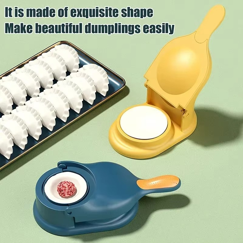 2-in-1 DIY Dumpling Maker & Dough Press Mold with Spoon