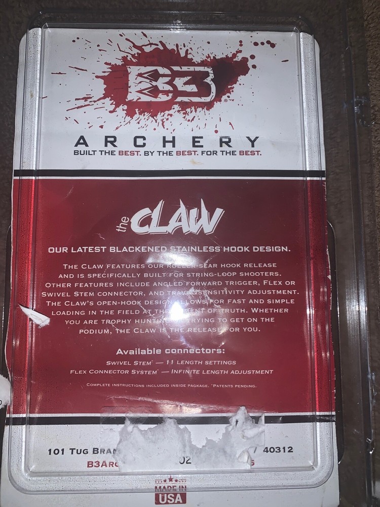 B3 Archery Claw Index finger release