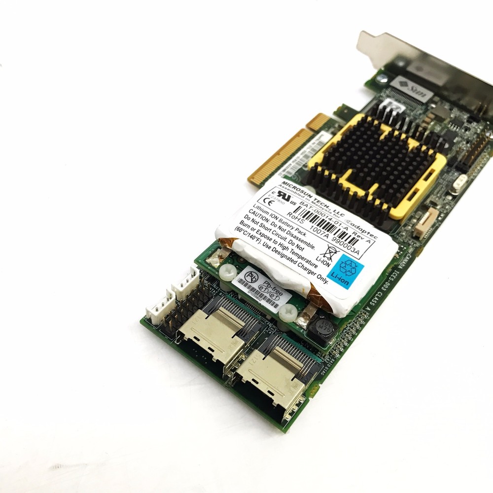 Sun 375-3536 8 Port PCI-E SAS Server Raid Controller Card