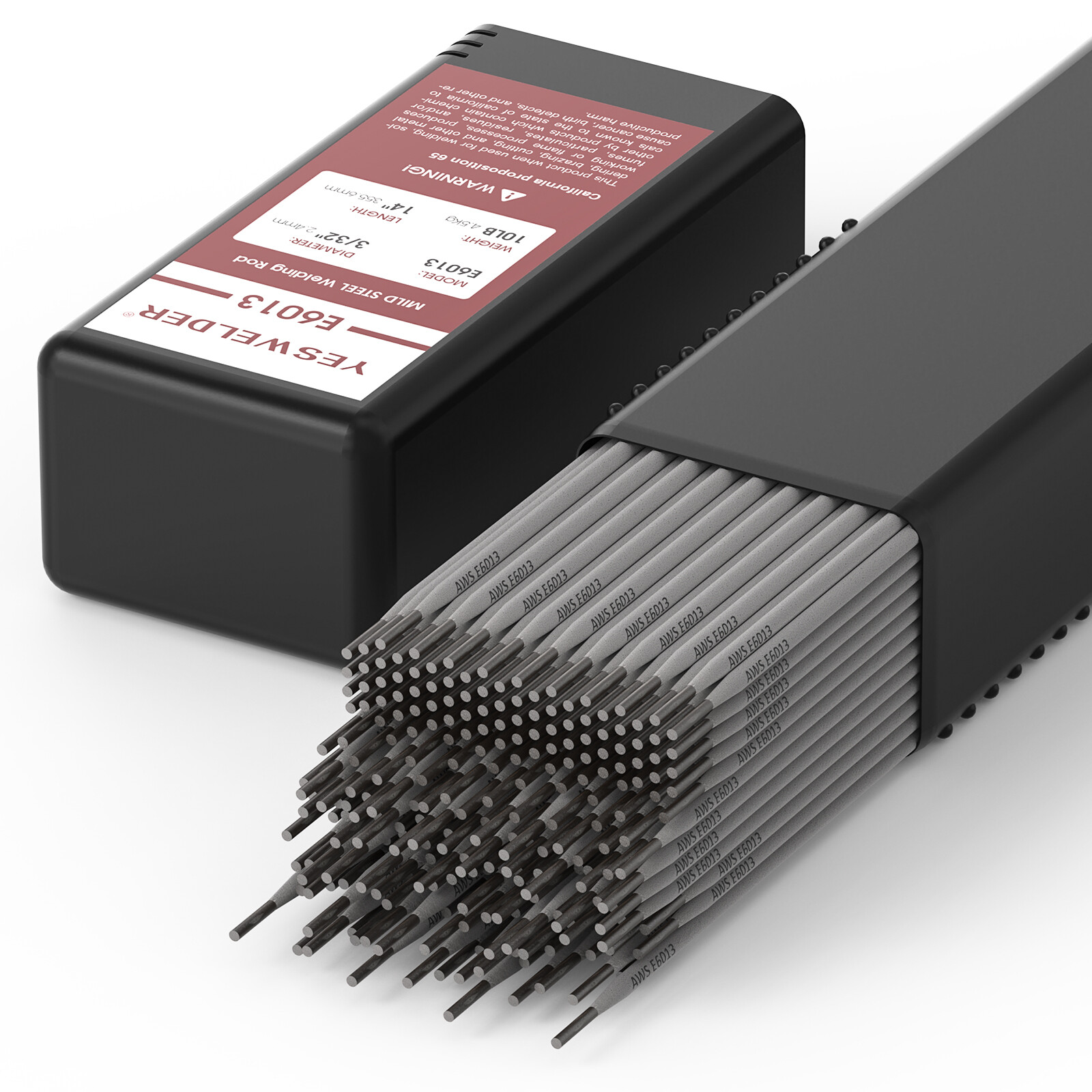 YESWELDER E6013 3/32'', 1/8'', 5/32'' Welding Rod Carbon Steel Stick Electrodes