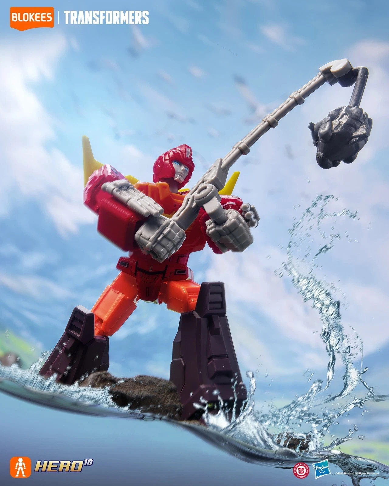 Transformers Blokees Galaxy Version 8 One Shall Fall - Hot Rod - Model Kit