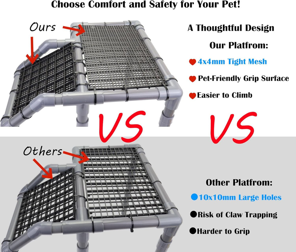 Large Standing Turtle Basking Platform, 10.8" Width Aquatic Resting Area, DIY Ra