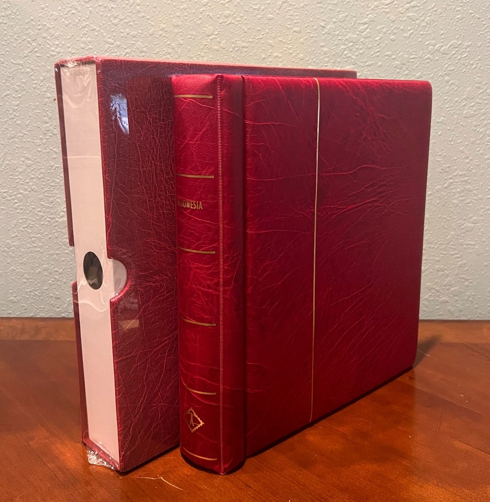 Lighthouse Turn Bar Binder & Slipcase Indonesia Album for Stamp Collecting ZAYIX