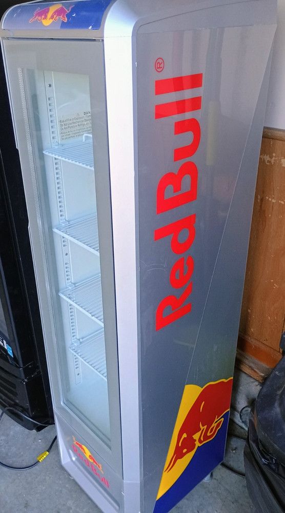 Red bull Eco slim refrigerator tall!