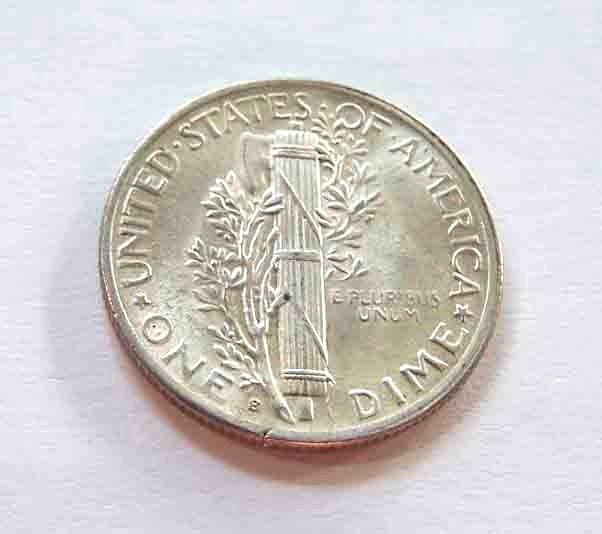 1945-S Mercury Dime #19