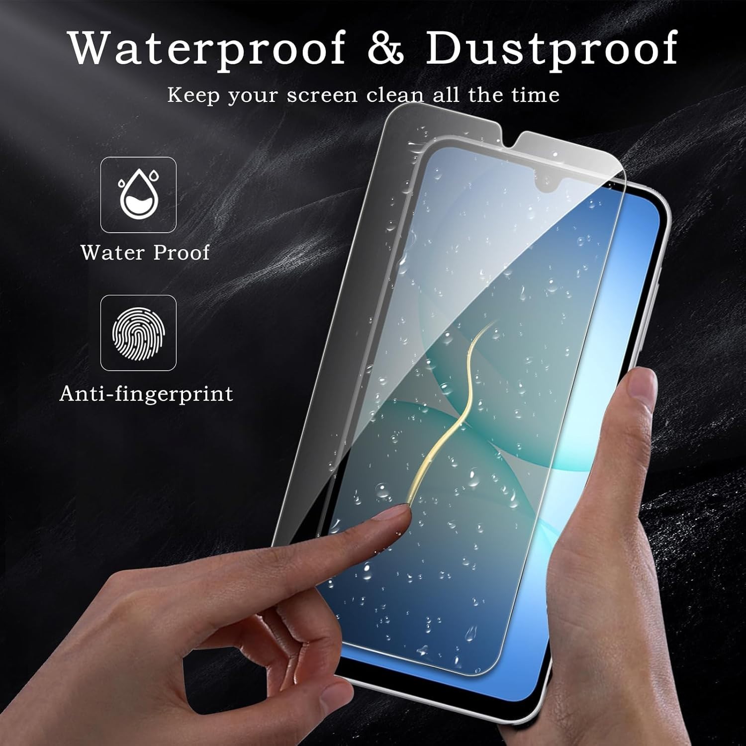 3X Privacy Tempered Glass Screen Protector For Samsung Galaxy A17 A16 A15 A14 5G