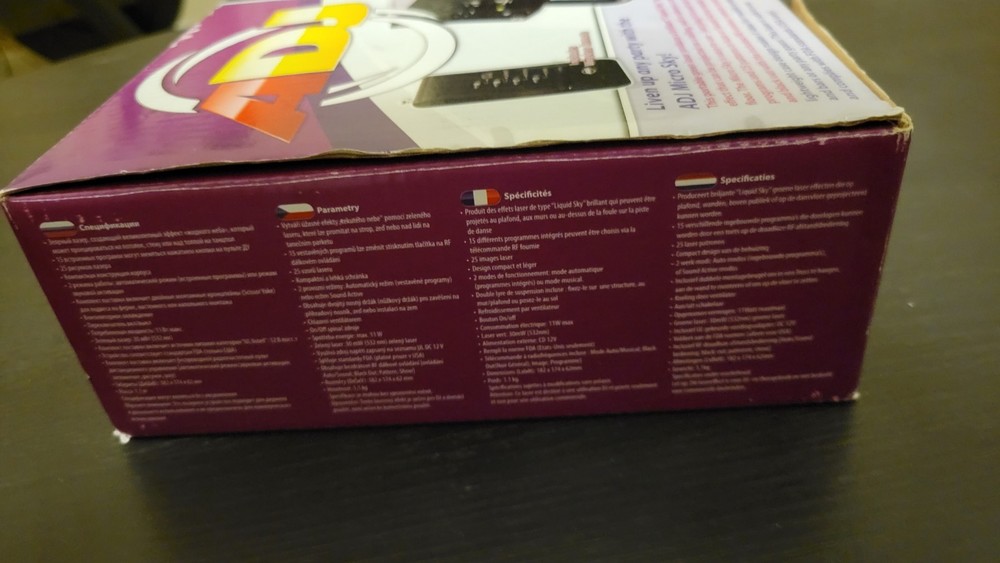 ADJ Micro Sky Portable Mini Green Laser