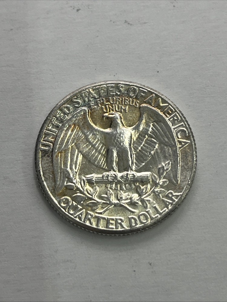 1963 Washington Quarter Toned
