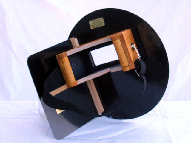 Sarge's Pancake Black Welding Hood Helmet RH LH Regular Pipeline OSHA Approved