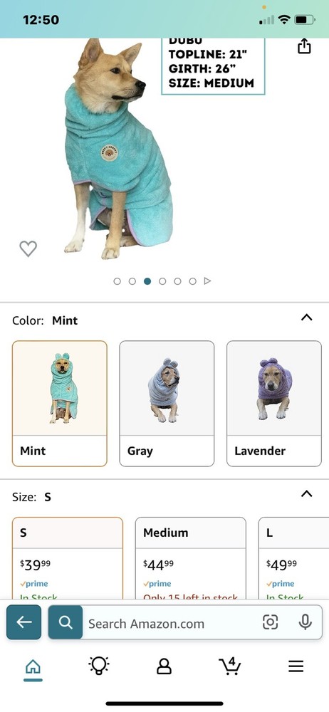 Derpy Chappy Dog Robe