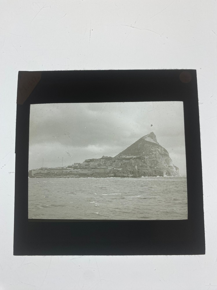 GIBRALTAR - Original Magic Lantern 3.25 Inch SLIDE