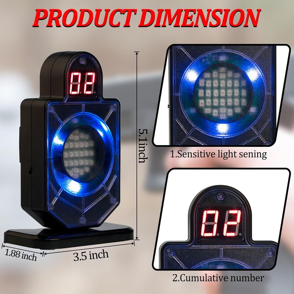 Dry Fire Laser Training System Portable Laser Trainer and Counting Laser Targets
