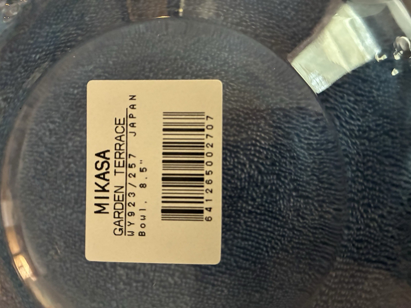 Mikasa Garden Terrace 8.5 Inch Crystal Bowl