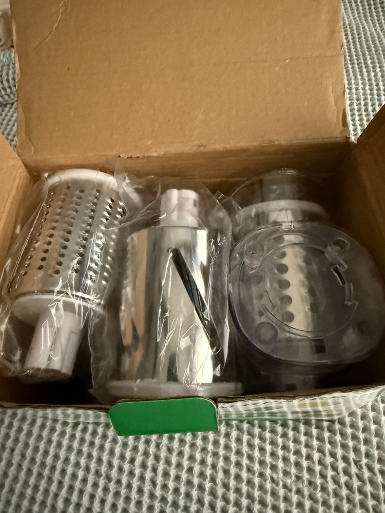 Tabletop Drum Grater, Slicer - Fine Grating, Course Grating, Shredding & Slicing