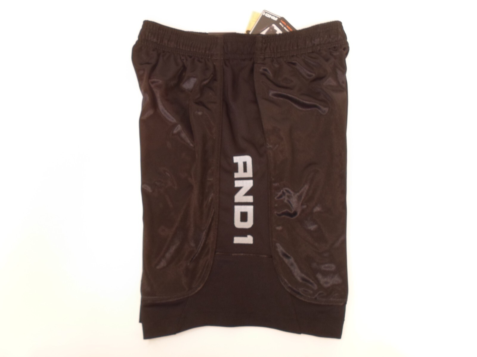 New And1 Mens Basketball Gym Court Shorts Adjustable Waist S M L 2XL 3XL Black