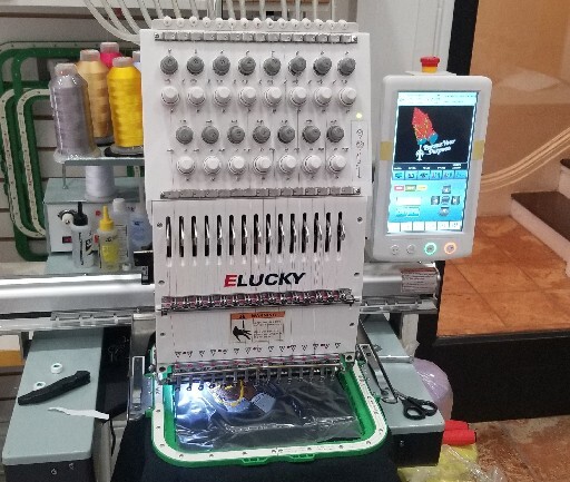 15 needle embroidery machine