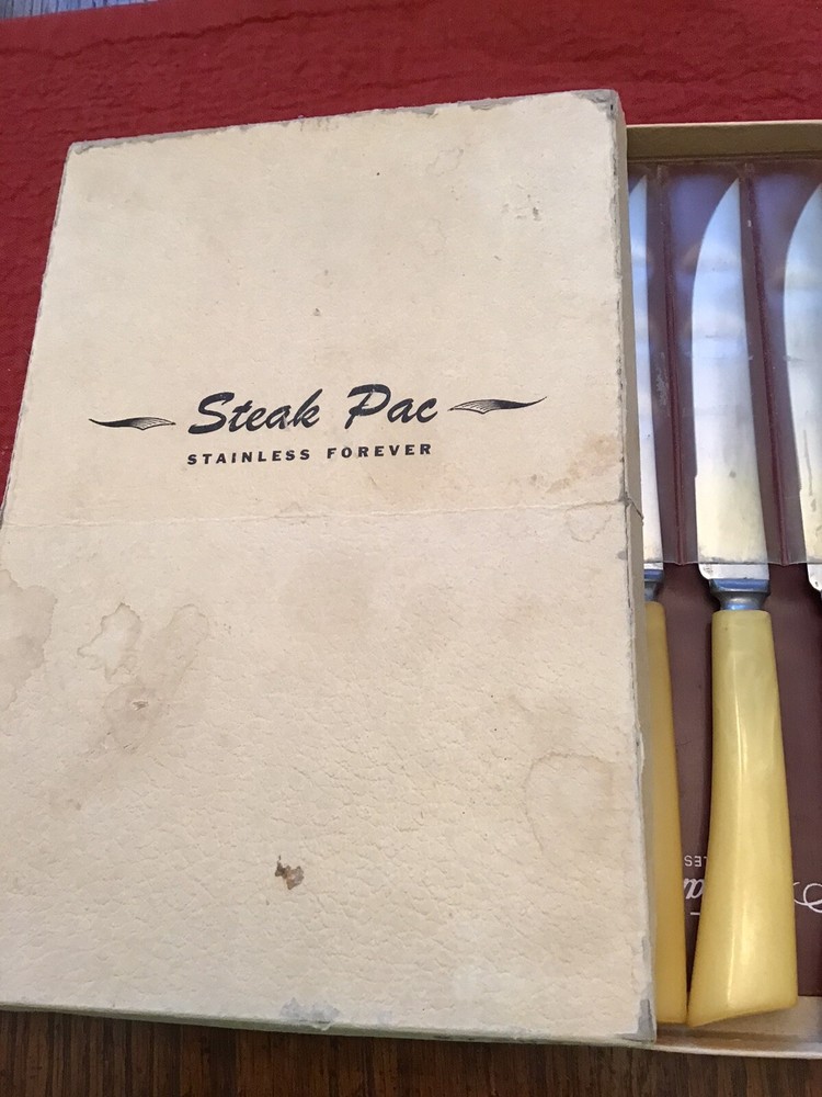 Vintage Bakelite Steak Set