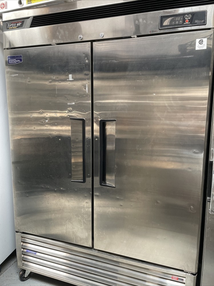 Turbo Air TSF-49SD 2 Solid Doors Reach-In Freezer, Bottom Mount