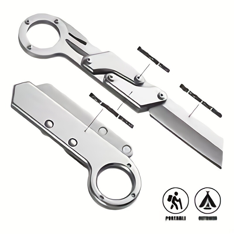 Creative Transforming Small Folding Knife for Survival