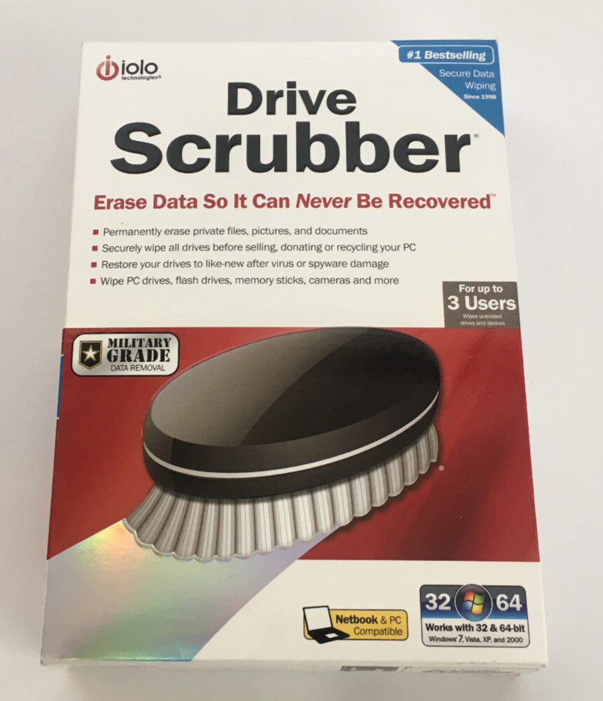 IOLO: DriveScrubber PC Software