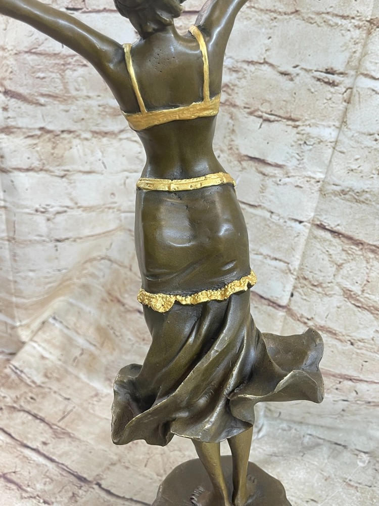 CHIPARUS BRONZE RUSSIAN DANCER LOST WAX METHOD CLASSIC ARTWORK SCULPTURE ARTWORK